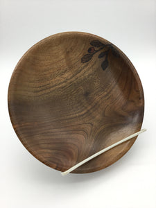 Black Walnut plate by Robert Larson